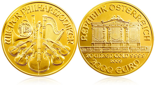 2009 Austria Philharmonic Gold Coin